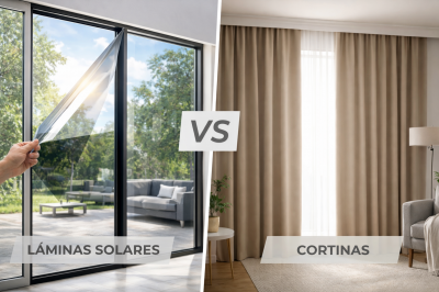 Láminas solares o cortinas: ¿cuál es la mejor solución para proteger tu hogar o negocio?